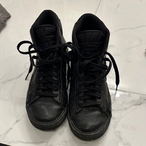 Nike Vintage Black High-Top Sneakers